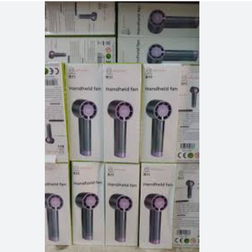 R11 Handheld Fan with packaging